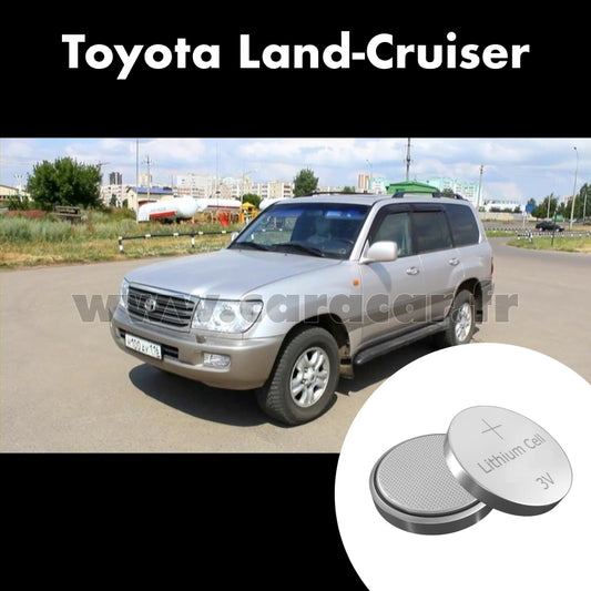 Pile clé Toyota Land Cruiser J100 [restyling] (2003/2005). Pile de remplacement pour clé de voiture. Batterie de clé de voiture. 