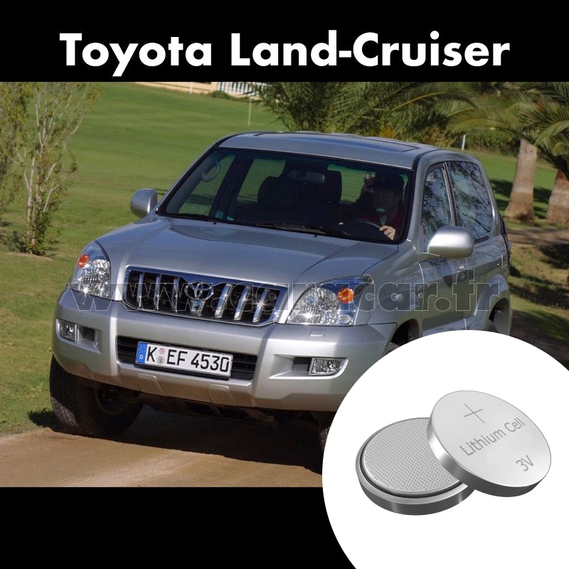 Pile clé Toyota Land Cruiser J70 [3th restyling] (2007/2020). Pile de remplacement pour clé de voiture. Batterie de clé de voiture. 