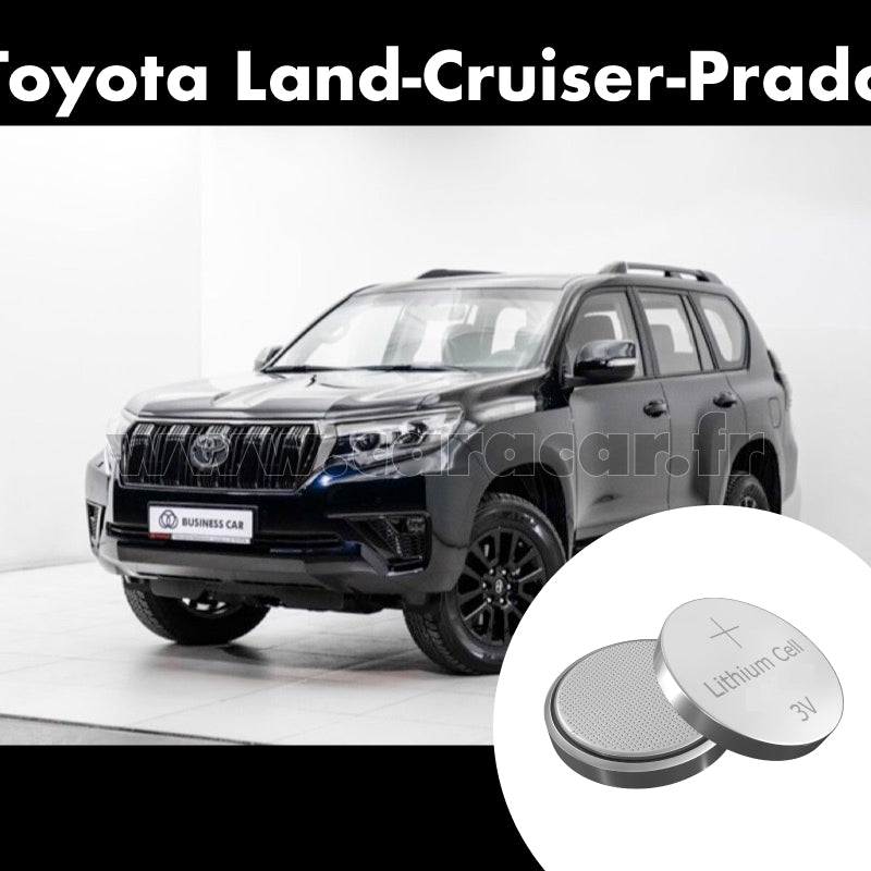 Pile clé Toyota Land Cruiser Prado 150 Series [3th restyling] (2020/2023). Pile de remplacement pour clé de voiture. Batterie de clé de voiture. 