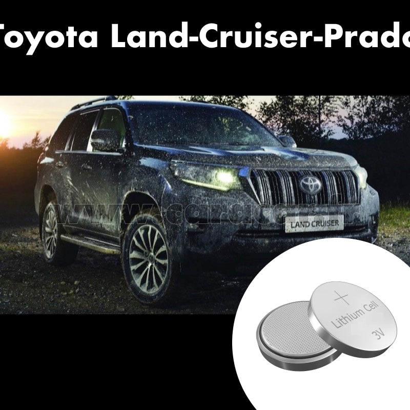 Pile clé Toyota Land Cruiser Prado J150 [2th restyling] (2017/2020). Pile de remplacement pour clé de voiture. Batterie de clé de voiture. 