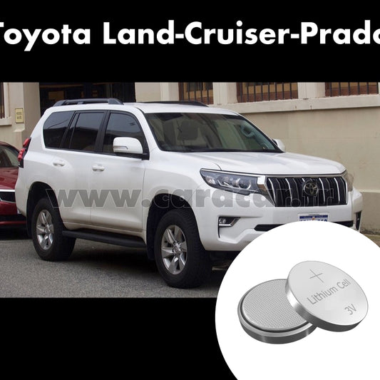 Pile clé Toyota Land Cruiser Prado J150 (2009/2013). Pile de remplacement pour clé de voiture. Batterie de clé de voiture. 