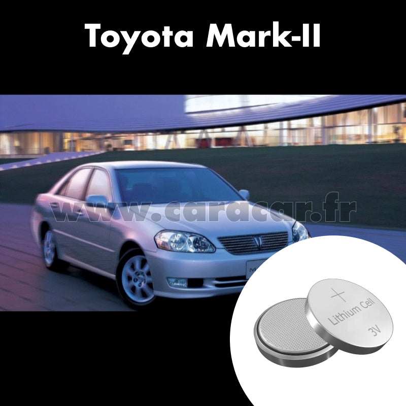 Pile clé Toyota Mark II X110 (2000/2004). Pile de remplacement pour clé de voiture. Batterie de clé de voiture. 