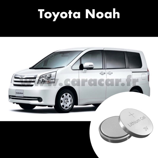 Pile clé Toyota Noah 2 generation (2007/2010). Pile de remplacement pour clé de voiture. Batterie de clé de voiture. 