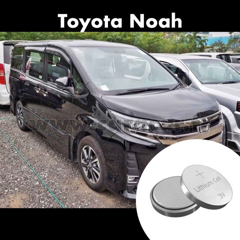 Pile clé Toyota Noah 3 generation [restyling] (2017/2020). Pile de remplacement pour clé de voiture. Batterie de clé de voiture. 