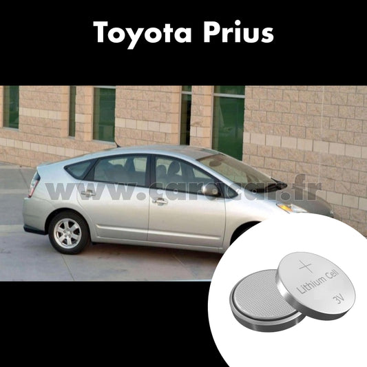 Pile clé Toyota Prius 2 generation [restyling] (XW20) (2005/2011). Pile de remplacement pour clé de voiture. Batterie de clé de voiture. 