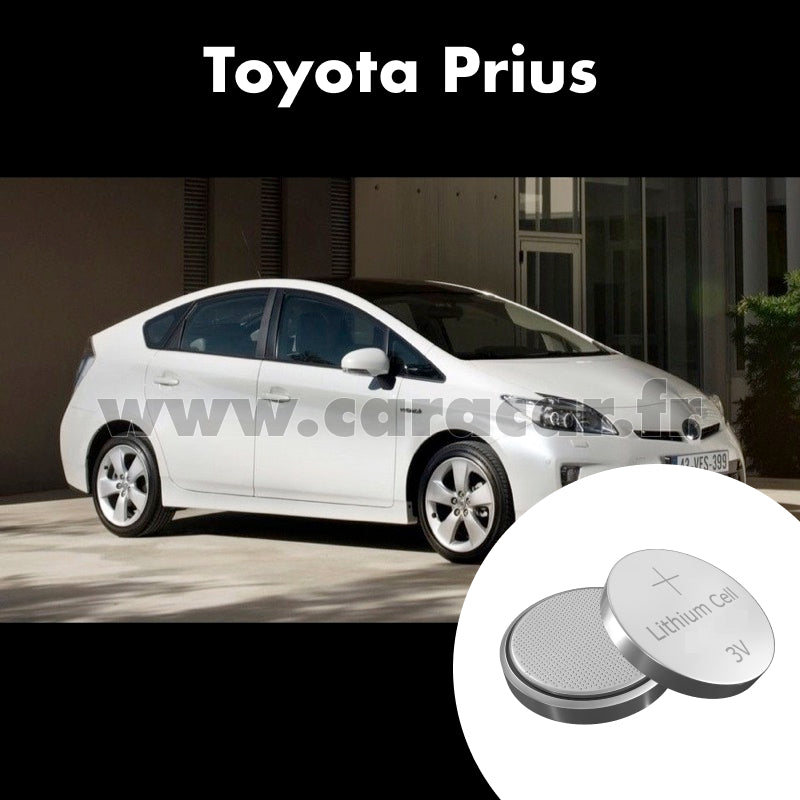 Pile clé Toyota Prius 3 generation [restyling] (2011/2015). Pile de remplacement pour clé de voiture. Batterie de clé de voiture. 