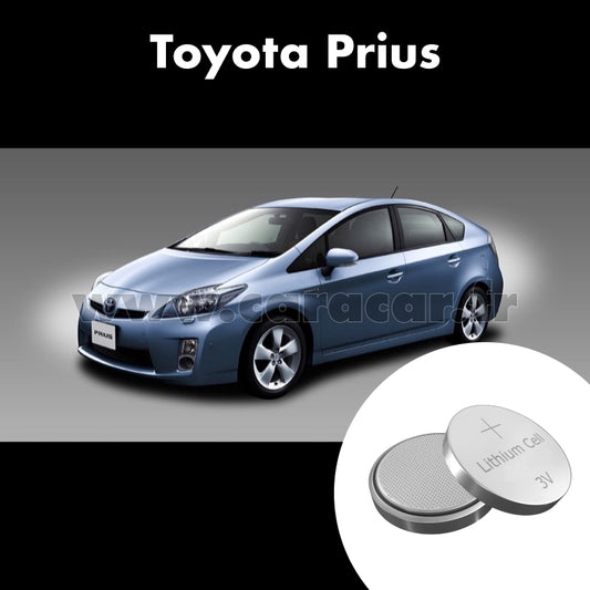 Pile clé Toyota Prius 3 generation (2009/2011). Pile de remplacement pour clé de voiture. Batterie de clé de voiture. 