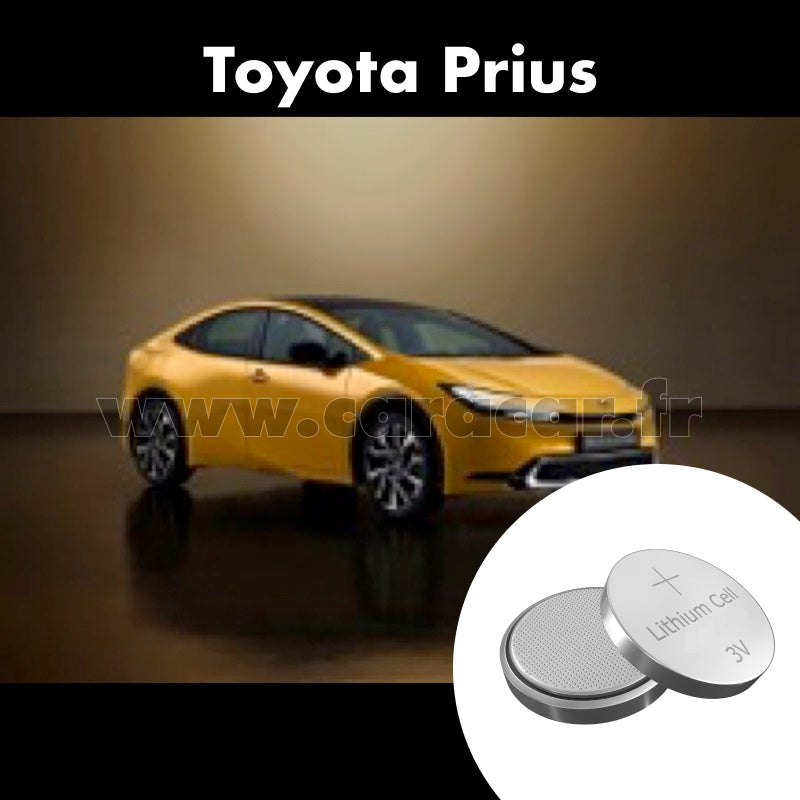 Pile clé Toyota Prius 5 generation (2023/2023). Pile de remplacement pour clé de voiture. Batterie de clé de voiture. 