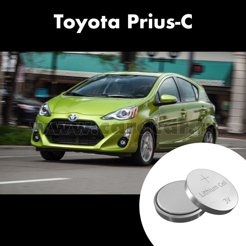 Pile clé Toyota Prius C 1 generation [restyling] (2015/2023). Pile de remplacement pour clé de voiture. Batterie de clé de voiture. 