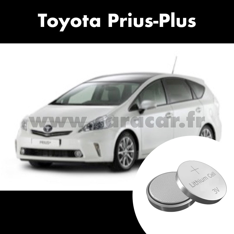 Pile clé Toyota Prius Plus 1 generation (2012/2020). Pile de remplacement pour clé de voiture. Batterie de clé de voiture. 