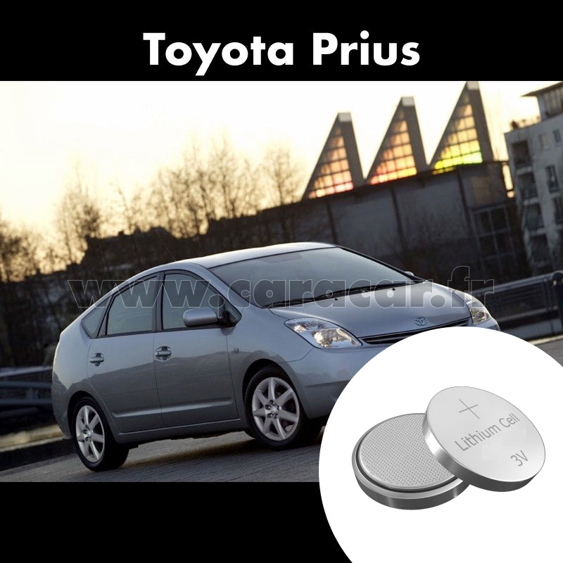 Pile clé Toyota Prius XW20 [restyling] (2005/2011). Pile de remplacement pour clé de voiture. Batterie de clé de voiture. 