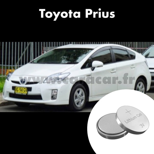 Pile clé Toyota Prius XW30 [restyling] (2011/2015). Pile de remplacement pour clé de voiture. Batterie de clé de voiture. 