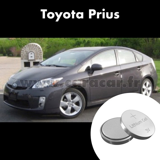 Pile clé Toyota Prius XW30 (2009/2011). Pile de remplacement pour clé de voiture. Batterie de clé de voiture. 