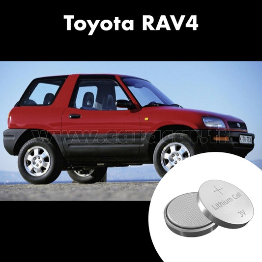 Pile clé Toyota RAV4 1 generation [restyling] (1998/2000). Pile de remplacement pour clé de voiture. Batterie de clé de voiture. 