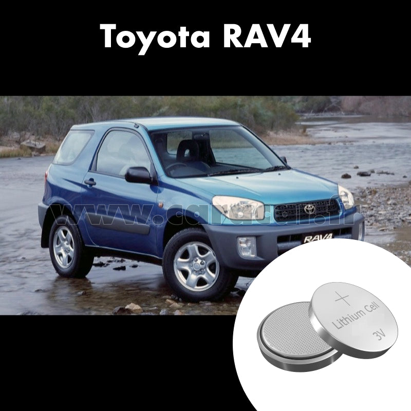 Pile clé Toyota RAV4 2 generation [restyling] (2003/2006). Pile de remplacement pour clé de voiture. Batterie de clé de voiture. 