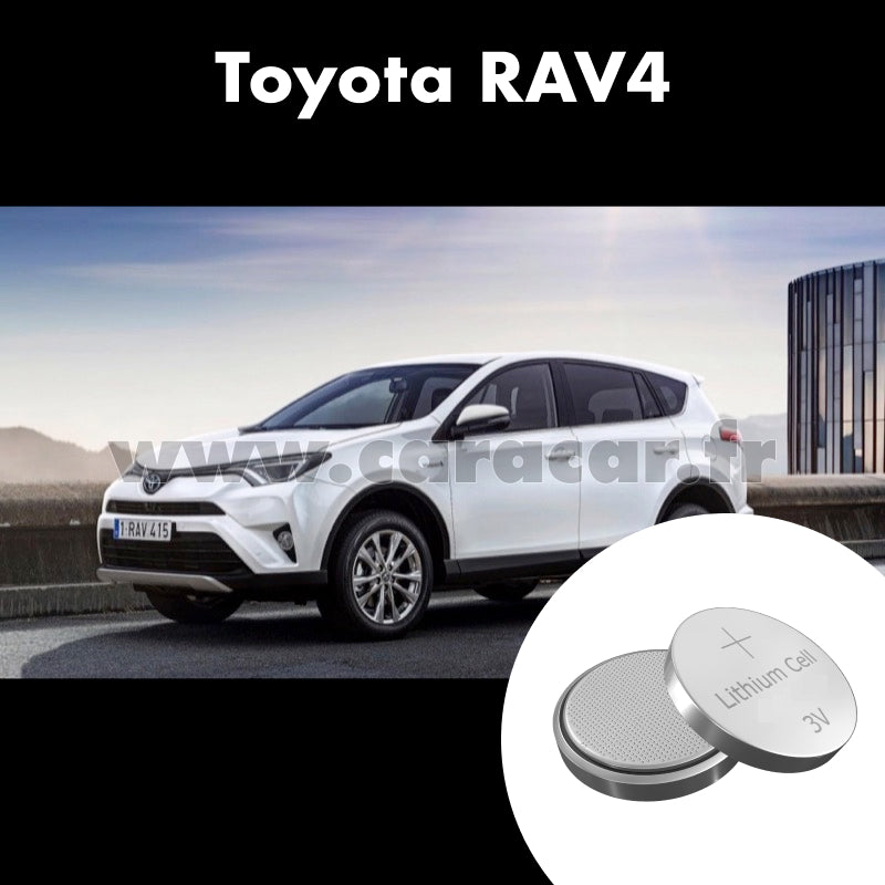 Pile clé Toyota RAV4 4 generation (CA40) [restyling] (2015/2019). Pile de remplacement pour clé de voiture. Batterie de clé de voiture. 