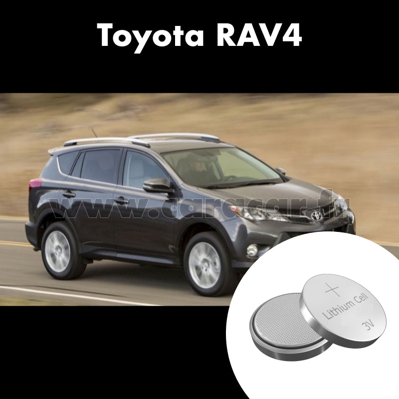 Pile clé Toyota RAV4 4 generation (XA40) [restyling] (2015/2019). Pile de remplacement pour clé de voiture. Batterie de clé de voiture. 