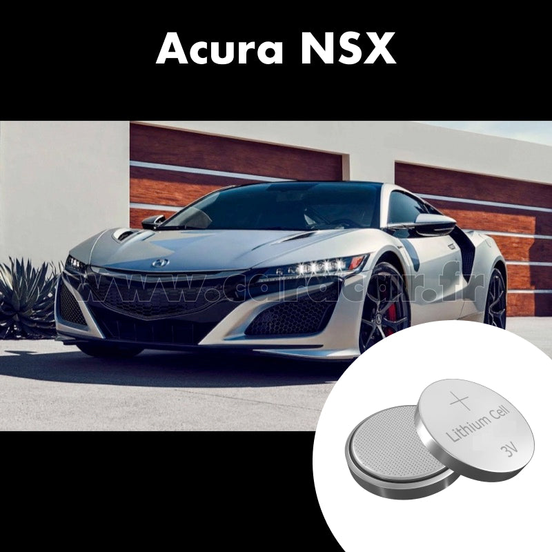 Pile clé Acura NSX 2 generation (2015/2023)