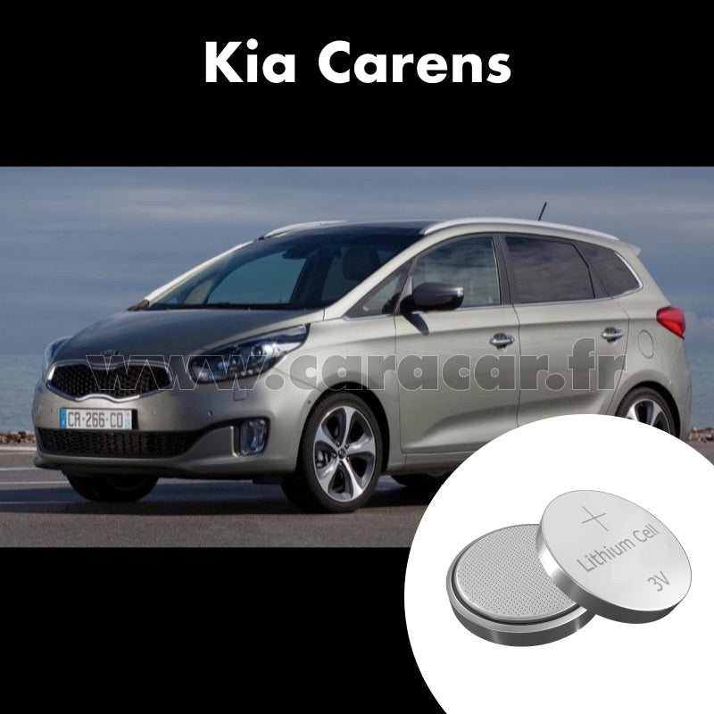 Pile clé Kia Carens 3 generation [restyling] (2010/2012). Pile de remplacement pour clé de voiture. Batterie de clé de voiture. 