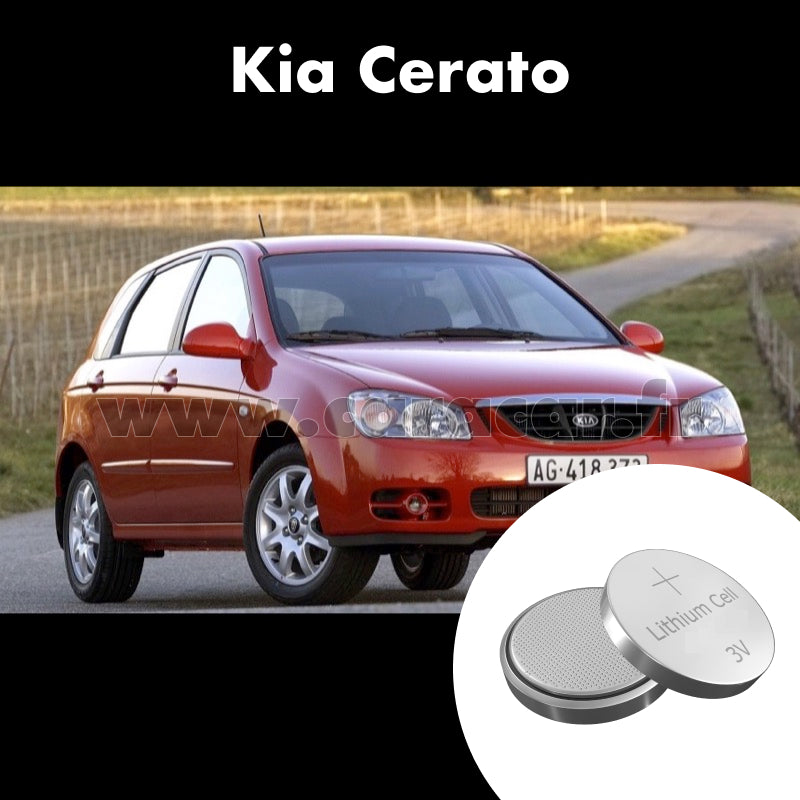Pile clé Kia Cerato 2 generation (2009/2013). Pile de remplacement pour clé de voiture. Batterie de clé de voiture. 