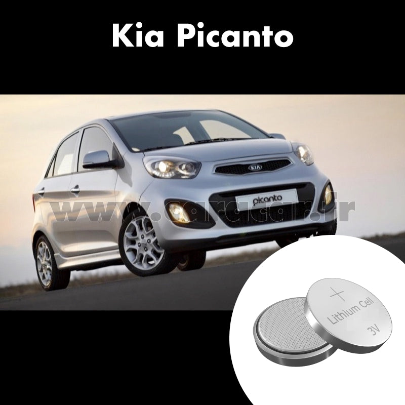 Pile clé Kia Picanto 2 generation [restyling] (2015/2017). Pile de remplacement pour clé de voiture. Batterie de clé de voiture. 