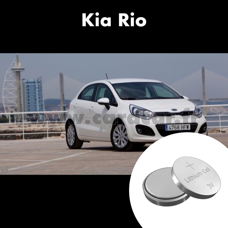 Pile clé Kia Rio 2 generation (2005/2009). Pile de remplacement pour clé de voiture. Batterie de clé de voiture. 