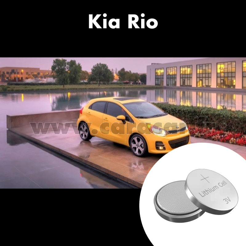 Pile clé Kia Rio 3 generation [restyling] (2015/2017). Pile de remplacement pour clé de voiture. Batterie de clé de voiture. 