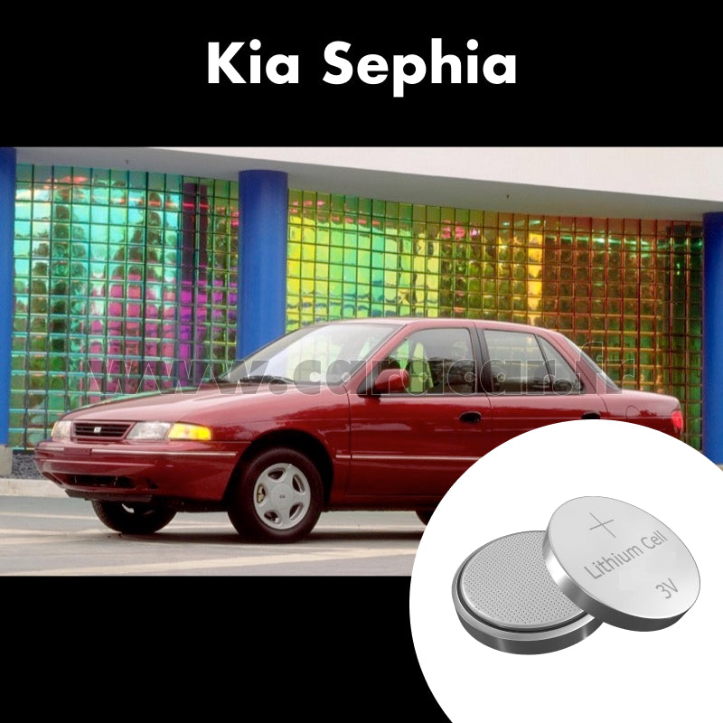 Pile clé Kia Sephia 1 generation [restyling] (1994/1998). Pile de remplacement pour clé de voiture. Batterie de clé de voiture. 