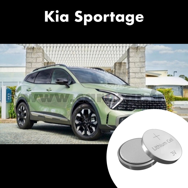 Pile clé Kia Sportage 5 generation (2021/2023). Pile de remplacement pour clé de voiture. Batterie de clé de voiture. 